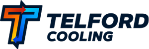 Telford Cooling logo transparent background.